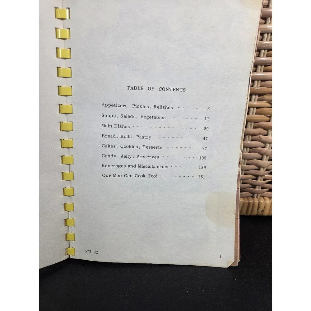 Vintage Catawba‎ County North Carolina Cookbook Handicapped Children 1982